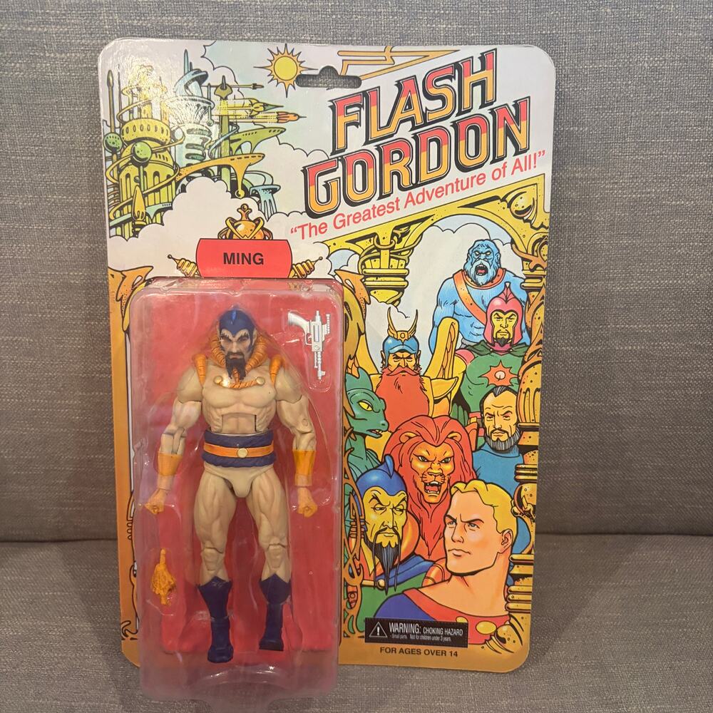 Flash Gordon The Greatest Adventure of All 8" Ming Action Figure NEW